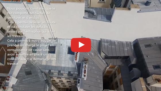 rénovation toiture copropriéte drone